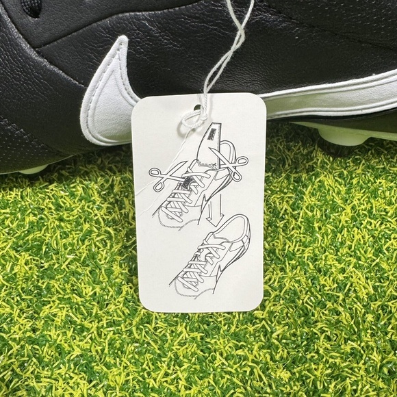 Nike Premier III 3 FG Size 10.5 Leather Soccer Cleats Black White AT5889-010 - Picture 6 of 7